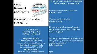 Rupe Conference 5 6 21 COVID 19 Session 1 Public Health Communication