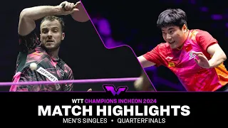 Liang Jingkun vs Simon Gauzy | MS QF | WTT Champions Incheon 2024