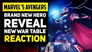 THE BIG REVEAL! Marvel's Avengers New Hero Gameplay, End-Game Content & More (War Table)