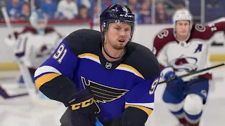 Colorado Avalanche vs St Louis Blues Game 3 - Stanley Cup Playoffs 2nd Round Highlights - NHL 22