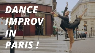 SHE IMPROVISES A DANCE IN THE STREETS OF PARIS TO BREAK HER MORNING ROUTINE!