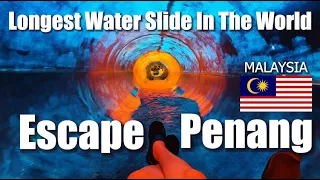 World Longest Water Slide Challenge - Escape Penang Malaysia