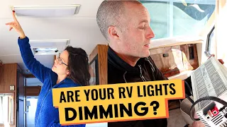 Why are my lights dimming in my trailer? | How to test and Replace RV converter charger