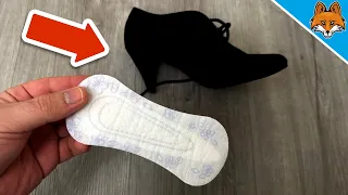 Stick a Panty Liner in your SHOE and WATCH WHAT HAPPENS💥(Surprising)🤯