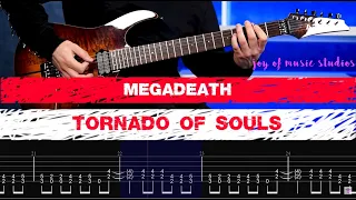 How to Play "Megadeth, Tornado of Souls"  Guitar Rhythms w/Guitar Tabs