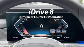 How to: Customize the Instrument Cluster View in the BMW iDrive 8