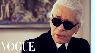 Karl Lagerfeld on His Design Philosophy & His New Collection | Vogue