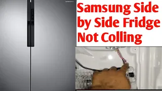 Side by side refrigerator not cooling but freezer is fine| samsung Side by Side Fridge not cooling