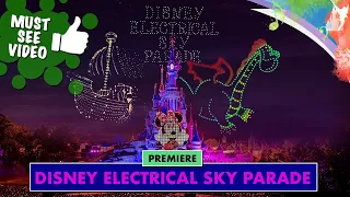 ✨ Disney Electrical Sky Parade drone show at Disneyland Paris 2024