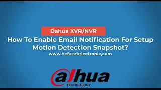 Email Notification For Setup Motion Detection Snapshot?