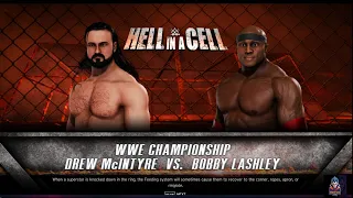 Drew McIntyre vs. Bobby Lashley " Hell in a Cell " Full Match 2021 | WWE2K20 | Sportzz YT