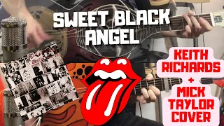 The Rolling Stones - Sweet Black Angel (Exile On Main St.) Keith Richards + Mick Taylor Guitar Cover