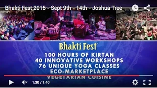 Bhakti Fest 2015 - Sept 9th - 14th - Joshua Tree