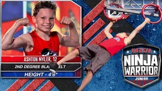 Ashton Myler's Reaction to American Ninja Warrior Jr!