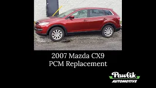 2007 Mazda CX9, PCM Replacement