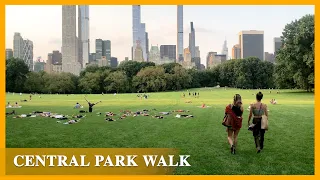 Sunny Summer Day Walk in CENTRAL PARK New York【4K】
