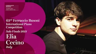 Elia Cecino - Solo Finals - Ferruccio Busoni International Piano Competition