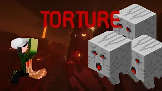 The nether is TORTURE in Minecraft VR