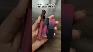 Must have lipsticks for wedding season or brides to be ❤️ #shortsfeed #youtubeshorts #viral