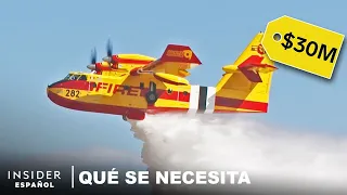 Cómo se construyó el avión para combatir incendios forestales “Super Scooper” de $30 millones