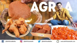 World Famous AGRA ki Bedai, Petha, Dalmoth, Gajak, Magode, Malai Samosa, Gujiya aur Kalakand