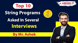 Top 10 String Interview Questions On Logical Programs - Explained Coding