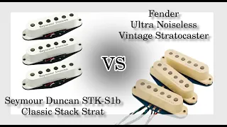 Seymour Duncan STK-S1b vs Fender Ultra Noiseless Vintage