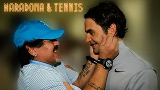 5 Tennis Memories with Diego Maradona | Featuring Del Potro, Djokovic, Nadal, Federer & Wozniacki