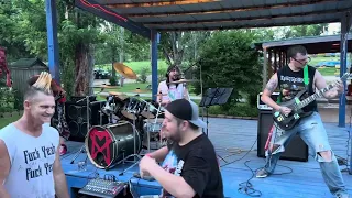 Cowboys From Hell- Pantera cover by Oklahoma Blood @ Sparrowhawk Camp, Tahlequah OK