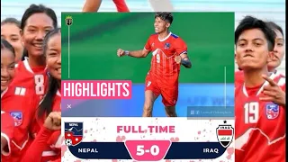 Nepal vs Irak highlight ॥women football WAFF championship highlight॥ #football #nepal #irak #viral