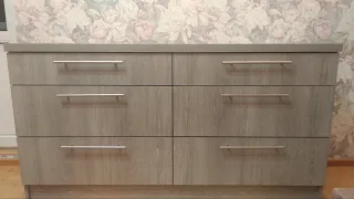 Собрал комод  своими руками //DIY Dresser from laminated particle board