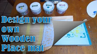 How to Stencil your own Place Mat