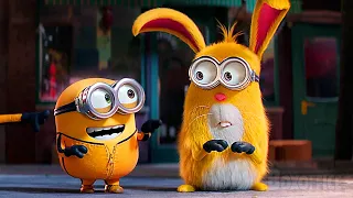 Los minions se convierten en ANIMALES | Minions: Nace Un Villano | Clip en Español