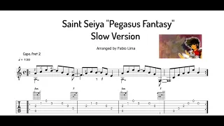 Saint Seiya - Pegasus Fantasy - Slow Version - Arranged by Fabio Lima -  Download Tabs