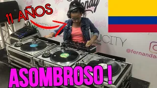 🇨🇴 REACCIONANDO A DJ NANDY | 3 Technics 1200 Mk2 | INCREIBLE | COLOMBIA