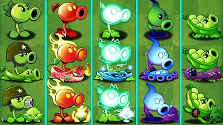 PvZ2 - 5 Combos (PEA x VINE & MINT) Battlez - Who Will WIn ?