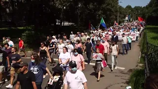 50 день протеста в Хабаровске в поддержку Сергея Фургала / LIVE 29.08.20