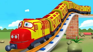 Let's Do It: Trains for Kids - Choo Choo Cartoon Train for Children - Toy Factory Cartoon Train