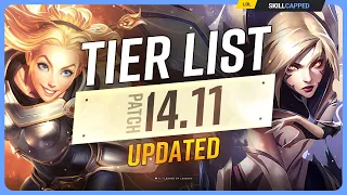 NEW UPDATED TIER LIST for PATCH 14.11 - League of Legends