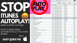 Stop iTunes Autoplay (2022) (Mac)
