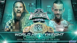 Seth "Freakin" Rollins VS. CM Punk - Wrestlemania 40 Hype Video - Custom Promo