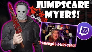 "My Throat Hurts From SCREAMING!" - Jumpscare Myers VS TTV's! | Dead By Daylight