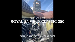 Fitting the Fuel X Lite   Royal Classic 350