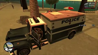 GTA San Andreas - Wanted Level 6 Rampage Chainsaw Only 100+ Kill + 5 Star Escape