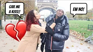 I DON'T WANT TO KISS YOU PRANK ON GIRLFRIEND!! *cute reaction*