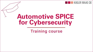 Automotive SPICE for Cybersecurity - Training Course