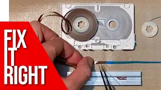 How to Fix Cassette Tapes The Right Way. Open, Splice, Repair Like a Pro.