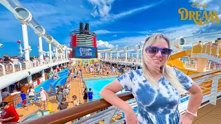 MY FIRST DISNEY CRUISE! Disney Dream May 2022 Embarkation Day, Sail Away Party, Room Tour & More