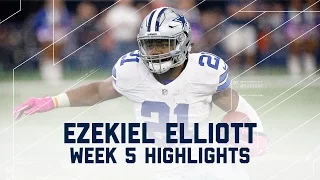 Ezekiel Elliott Eats Up Bengals Defense for 171 Yards & 2 TDs! | NFL Wk 5 Player Highlights