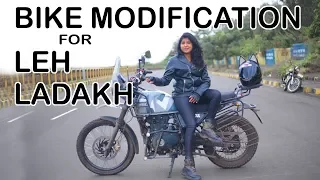 Himalayan Modifications for Leh Ladakh Ride